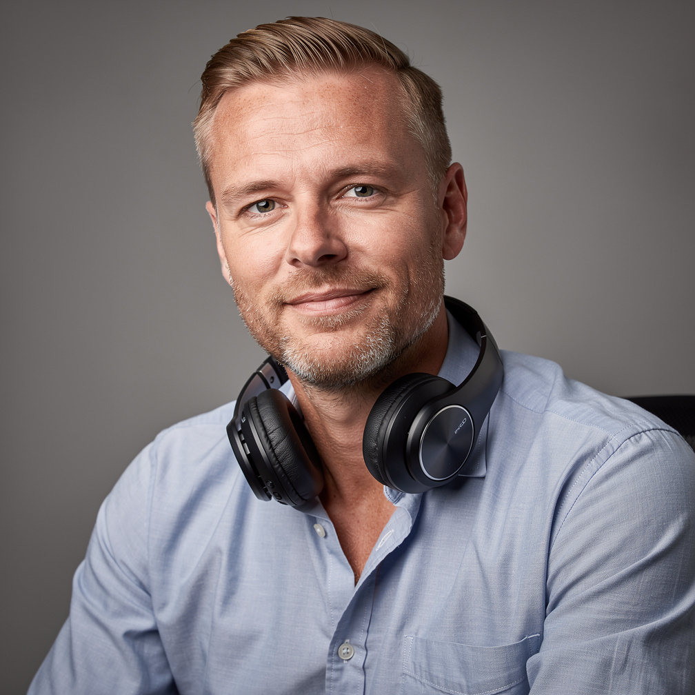 Portrait of a Belgian studio manager